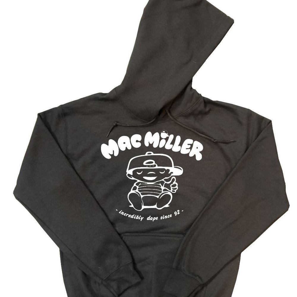 Mac Miller Hoodie with Dope Since 92 (White Print)